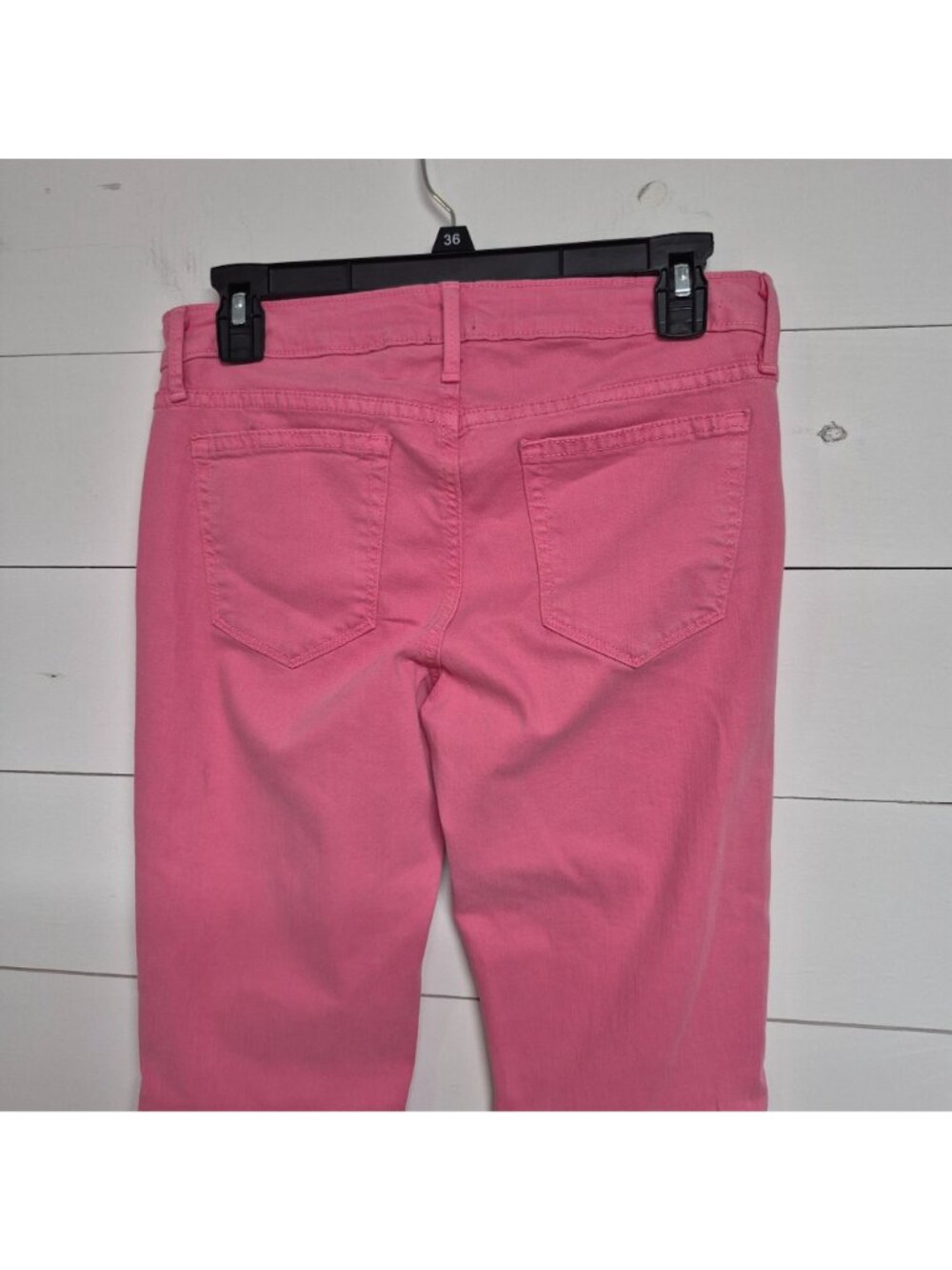 JustBlack Womens Skinny Pink Denim Jeans Mid-Rise Size 29 Made In USA - Picture 6 of 7